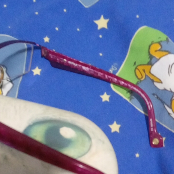 Etnia Barcelona Semi Rimless Frame Prescription Pink Eye Glasses Frame + Case!! - Picture 6 of 14